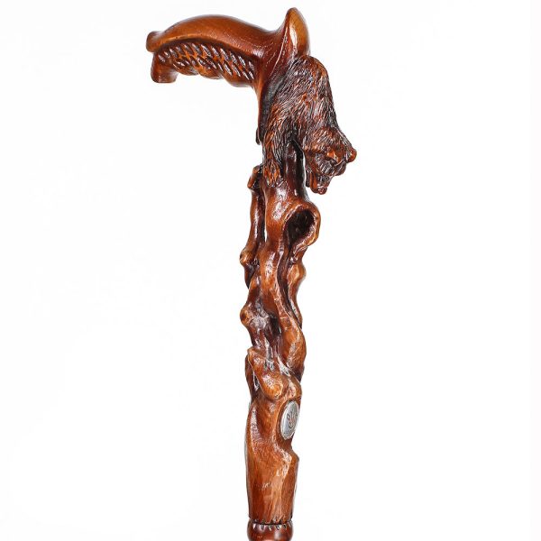 Awakening Bear (dark) Artisan Intricate Handcarved Cane Online - Image 2