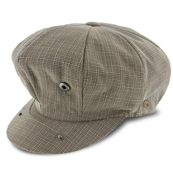 Textbook - Walrus Hats Sage Grey Polyester 8 Panel Newsboy Cap For Cheap - Image 3