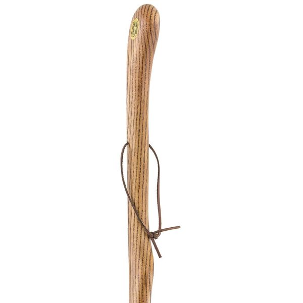 Brown Ash Riverbend Hiking Staff: Customizable with Engraving For Sale - Image 5