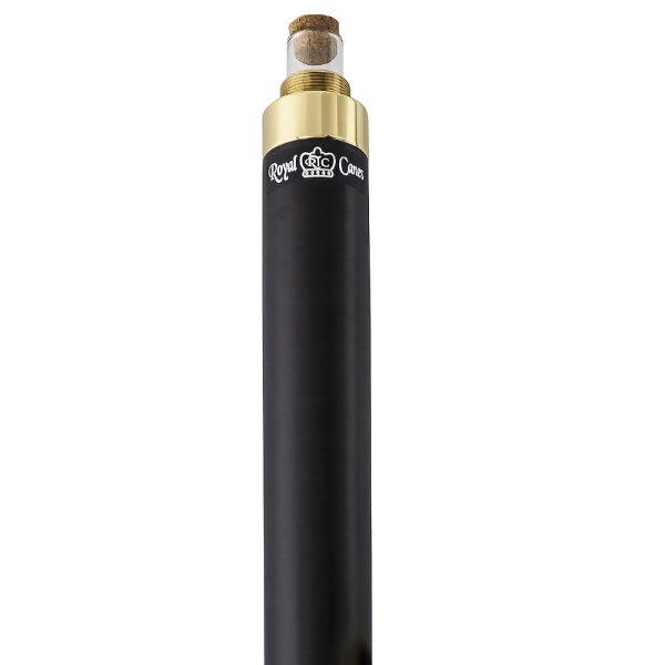 Scratch and Dent Brandy Flask Smuggler Knob Walking Stick With Black Beechwood Shaft and Brass Collar V1221 Discount - Image 3