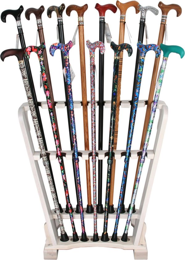 White Ash Wood Cane Stand Online - Image 2