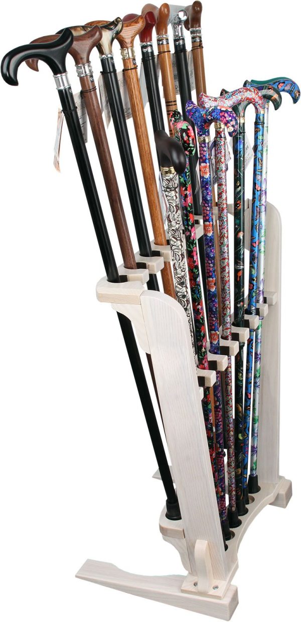 White Ash Wood Cane Stand Online - Image 3