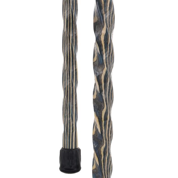 USA-Made Caribbean Wave Colorwood Hiking Staff: Rustic, Compass Online Hot Sale - Image 2