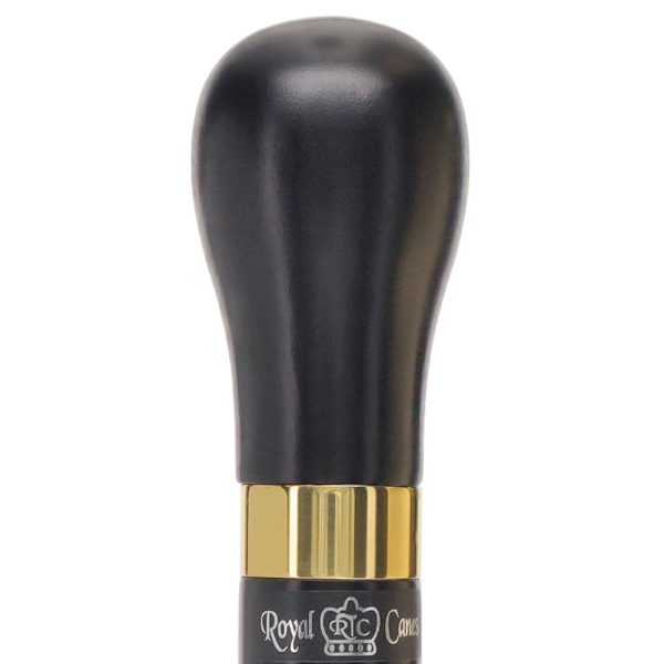 Scratch and Dent Brandy Flask Smuggler Knob Walking Stick With Black Beechwood Shaft and Brass Collar V2181 Fashion - Image 5
