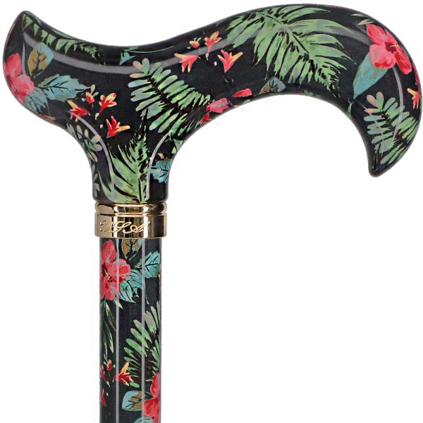 Island Way: Designer Adjustable Cane w  Patterned Handle Fashion - Image 2
